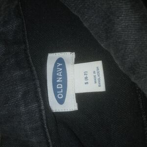 Old Navy Black Jean Jacket Lil Girls